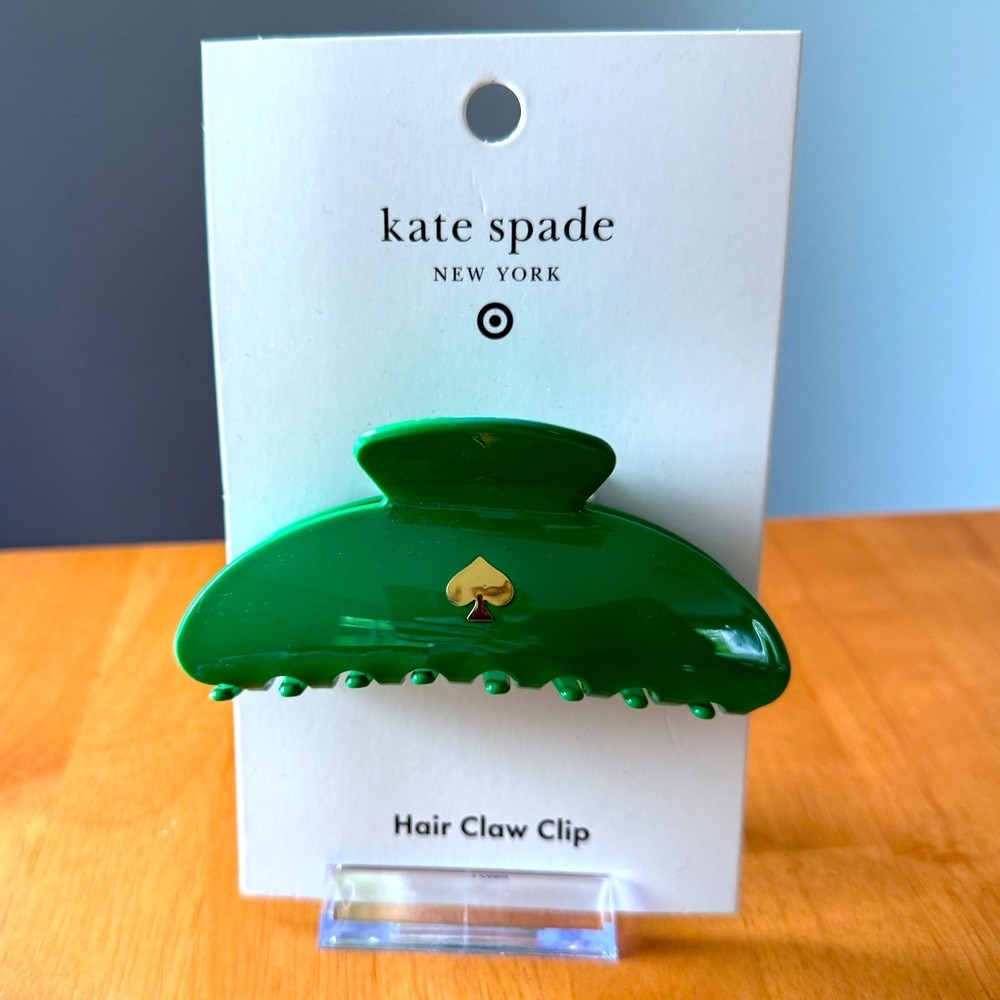 Kate Spade Green Hair Clip